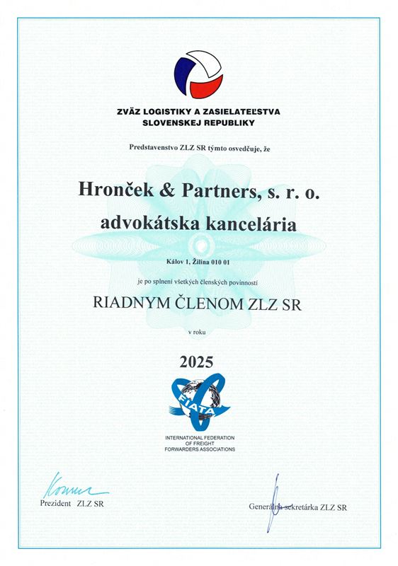 2025 Zväz zasielateľstva a logistiky Slovenskej republiky